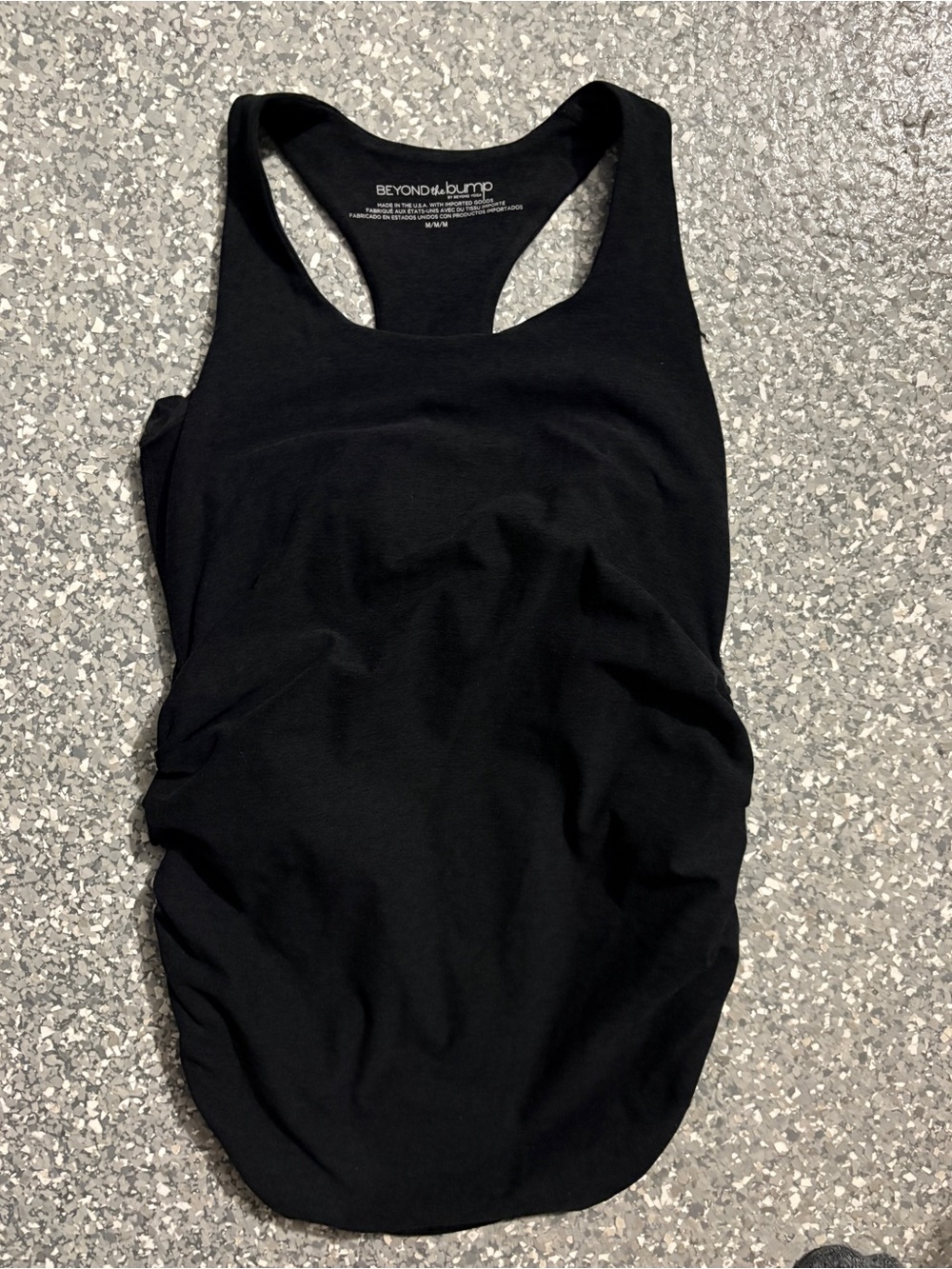 Beyond Yoga Beyond the Bump Bases Covered Maternity Tank Sz M